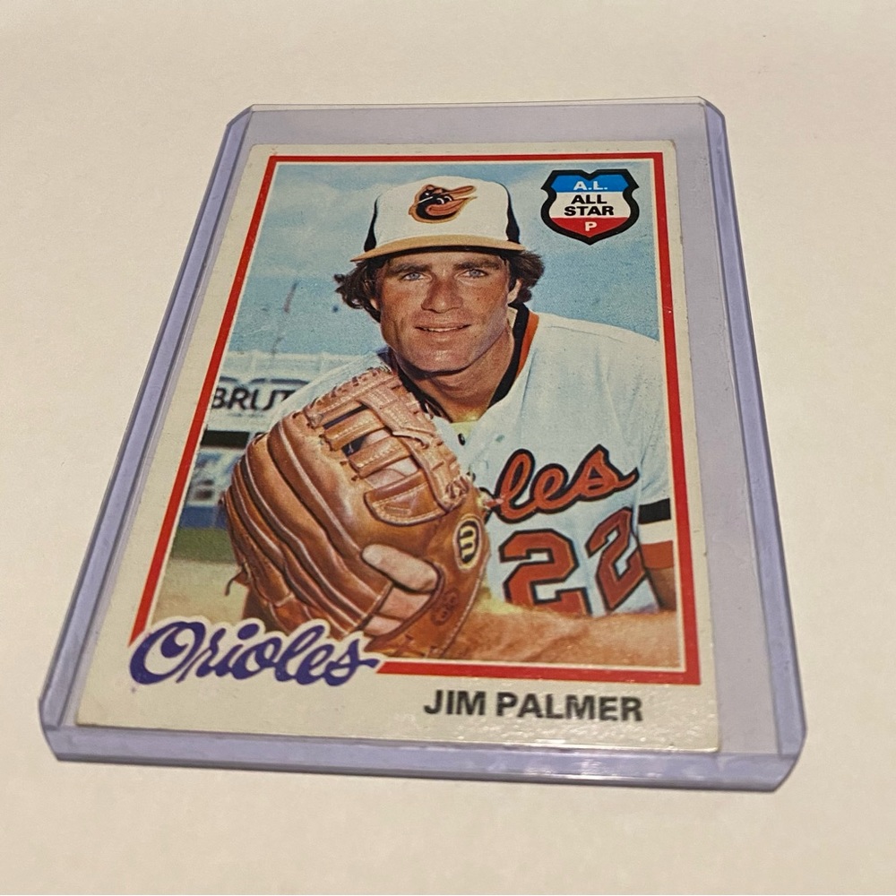 Jim Palmer 1978 Topps Baseball Card vintage collectible 70s
